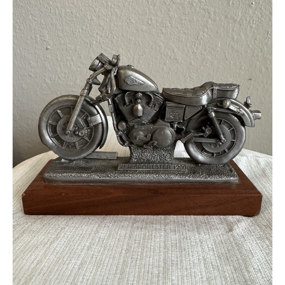 1994 Harley-Davidson XLH Sportster 1200 Limited Edition Pewter Statue #1411/7500